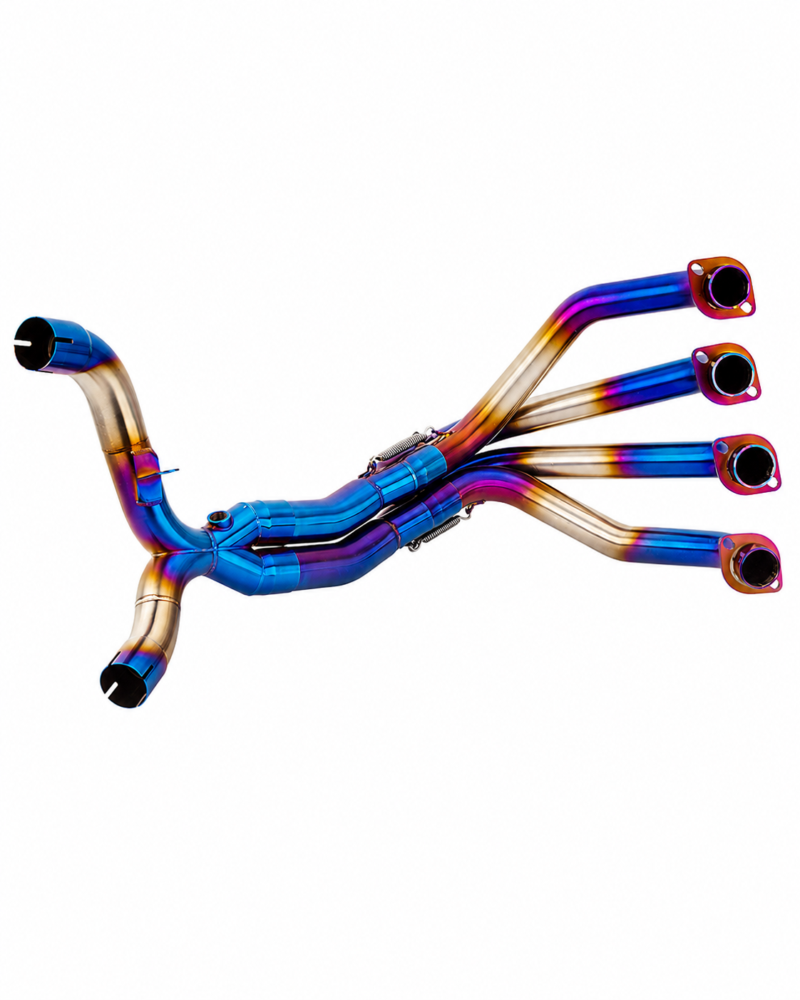 Kawasaki Z1000 2010-2019 Exhaust System Burned Titanium Color 51mm