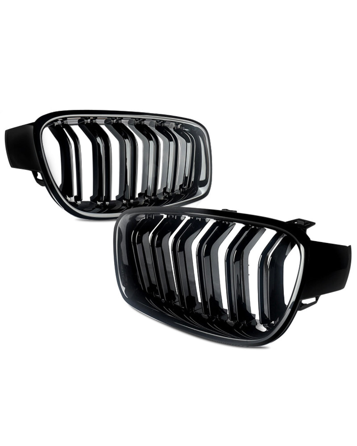 BMW 3-Series F30 F31 | M3 F80 Black Double Line Grille (2012-2018)