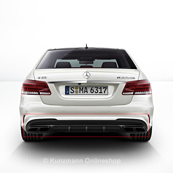 Rear diffuser Mercedes E-class w212 (2013-2016) AMG-line