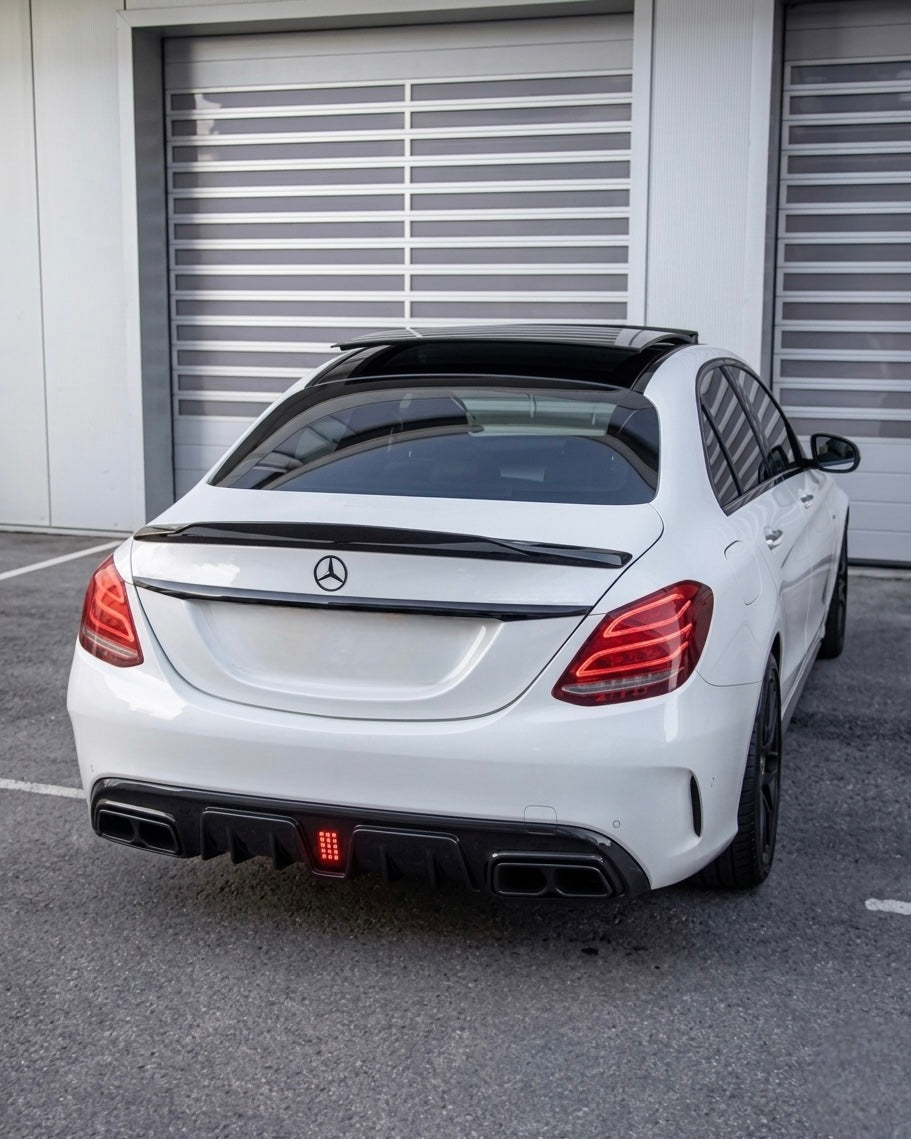 Mercedes C-Class W205/S205 Diffuser With Exhaust Tips (2014-2021)