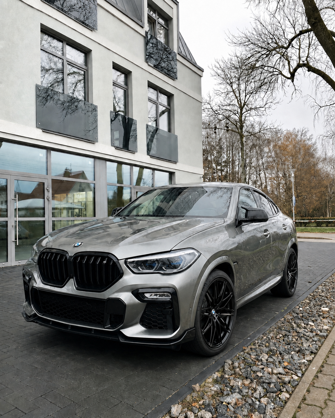 BMW X6 G06 Pre-LCI Front Lip Spoiler (2019-2023)