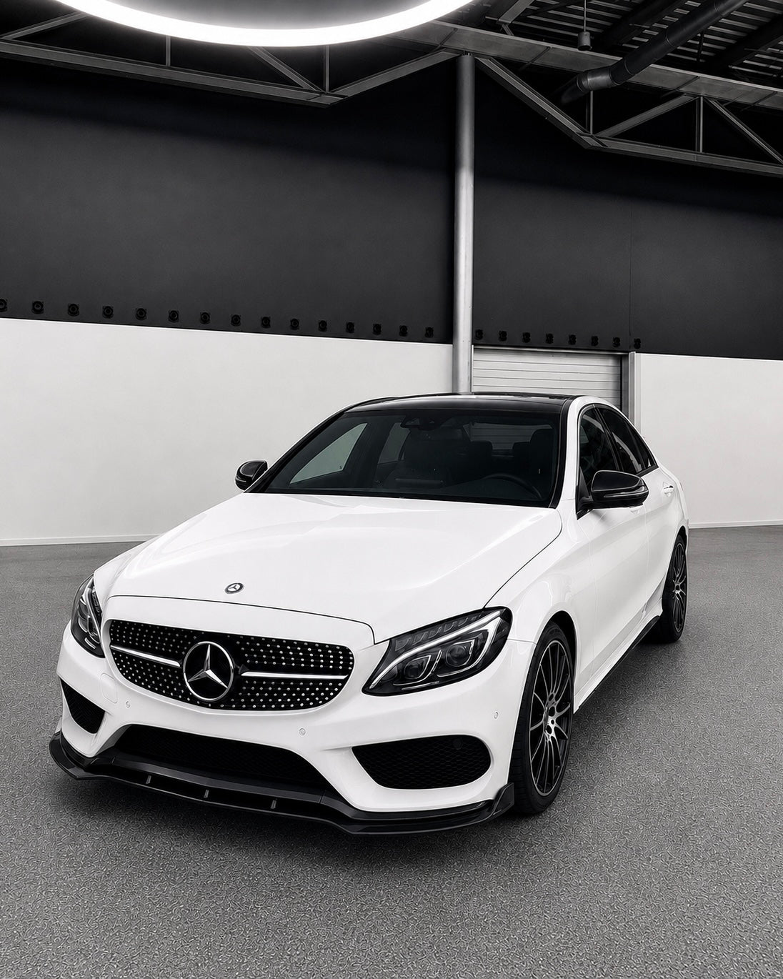 Mercedes C-Class W205/S205 Pre-Facelift Front Lip Spoiler (2014-2018)
