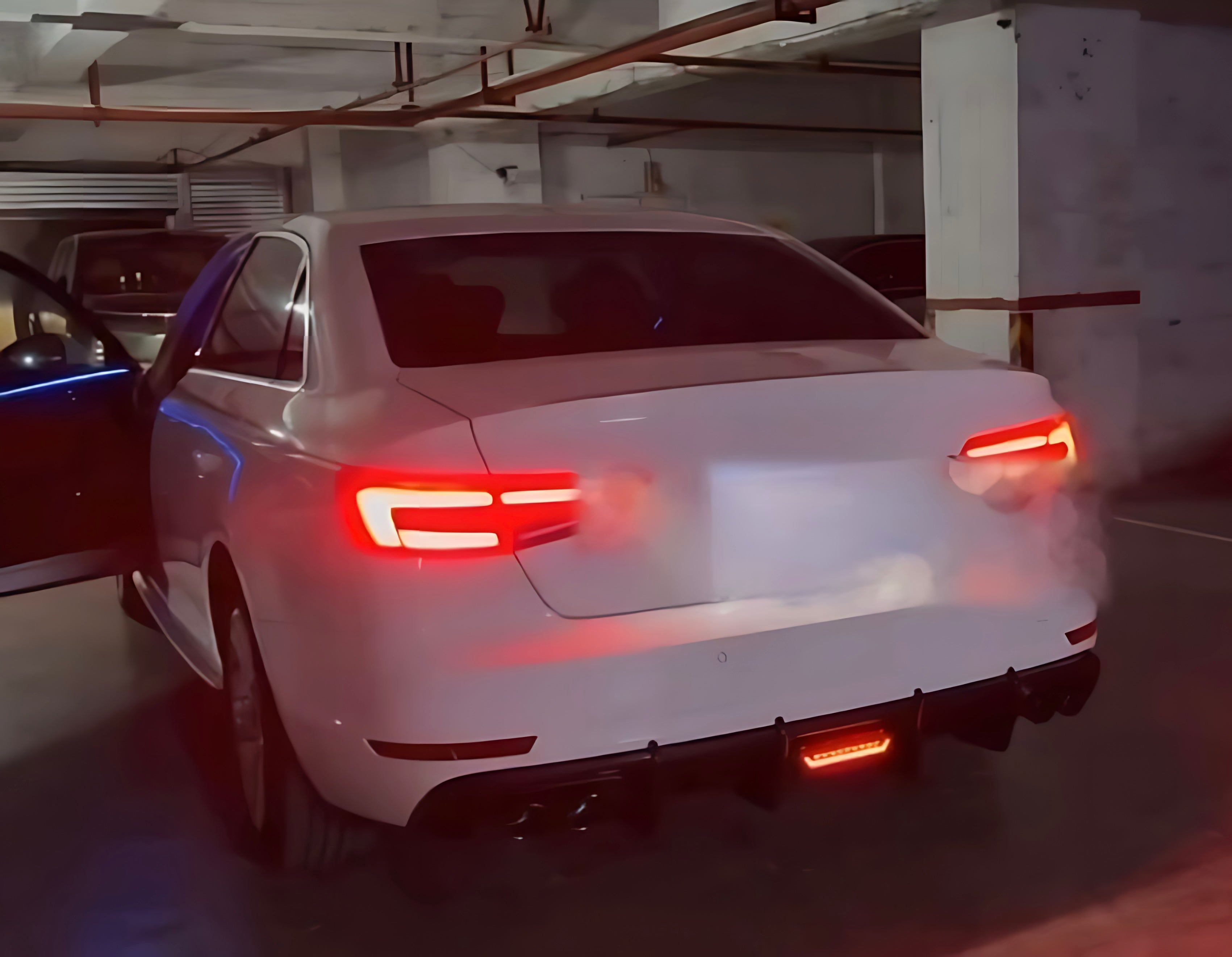 Duffiser and exhaust tips Audi A5/S5 B9 (2017-2020)