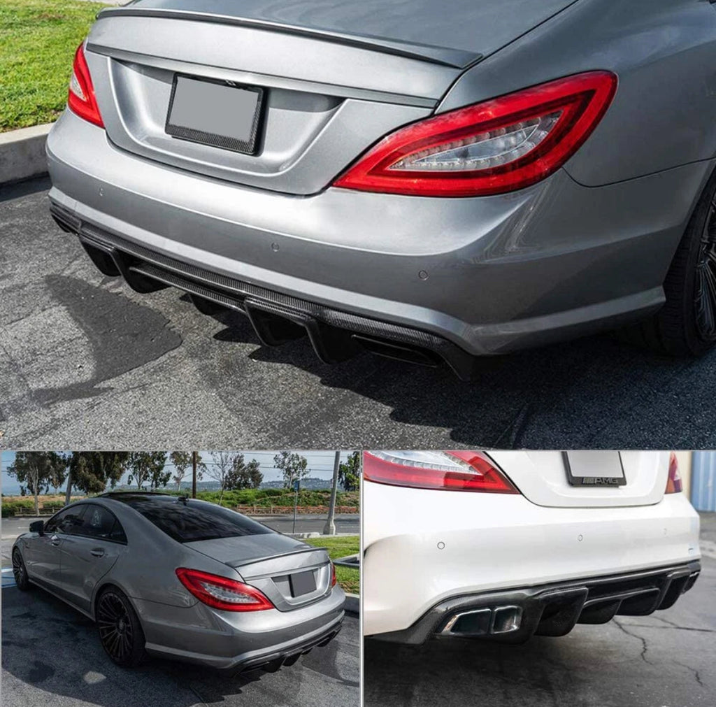 Rear diffuser Mercedes CLS-class W218 (2011-2017) AMG-line