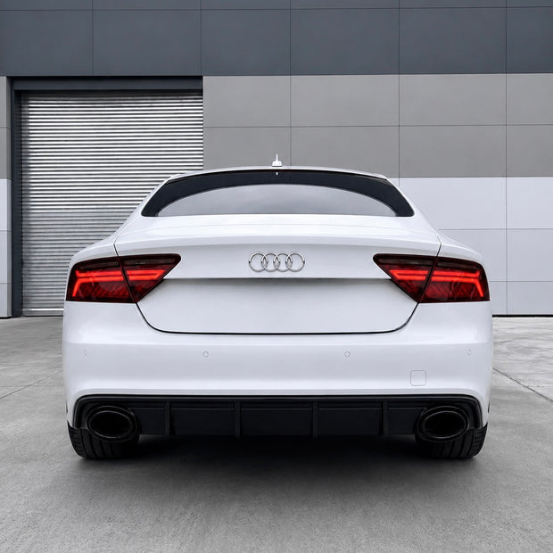 Audi A7/S7 C7.5 Facelift Diffuser With Exhaust Tips (2014-2018)