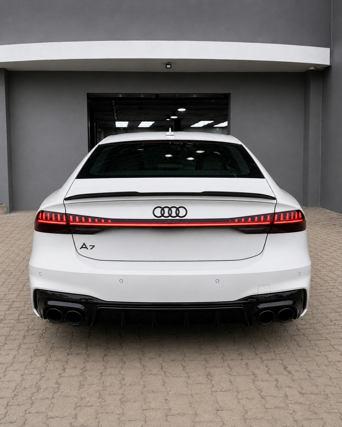Audi A7/S7 C8/C8.5 Diffuser With Exhaust Tips (2018-2025)