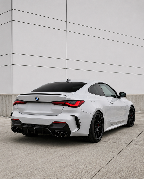 BMW 4-Series G22/G23 Diffuser With Exhausf Tips (2020+)