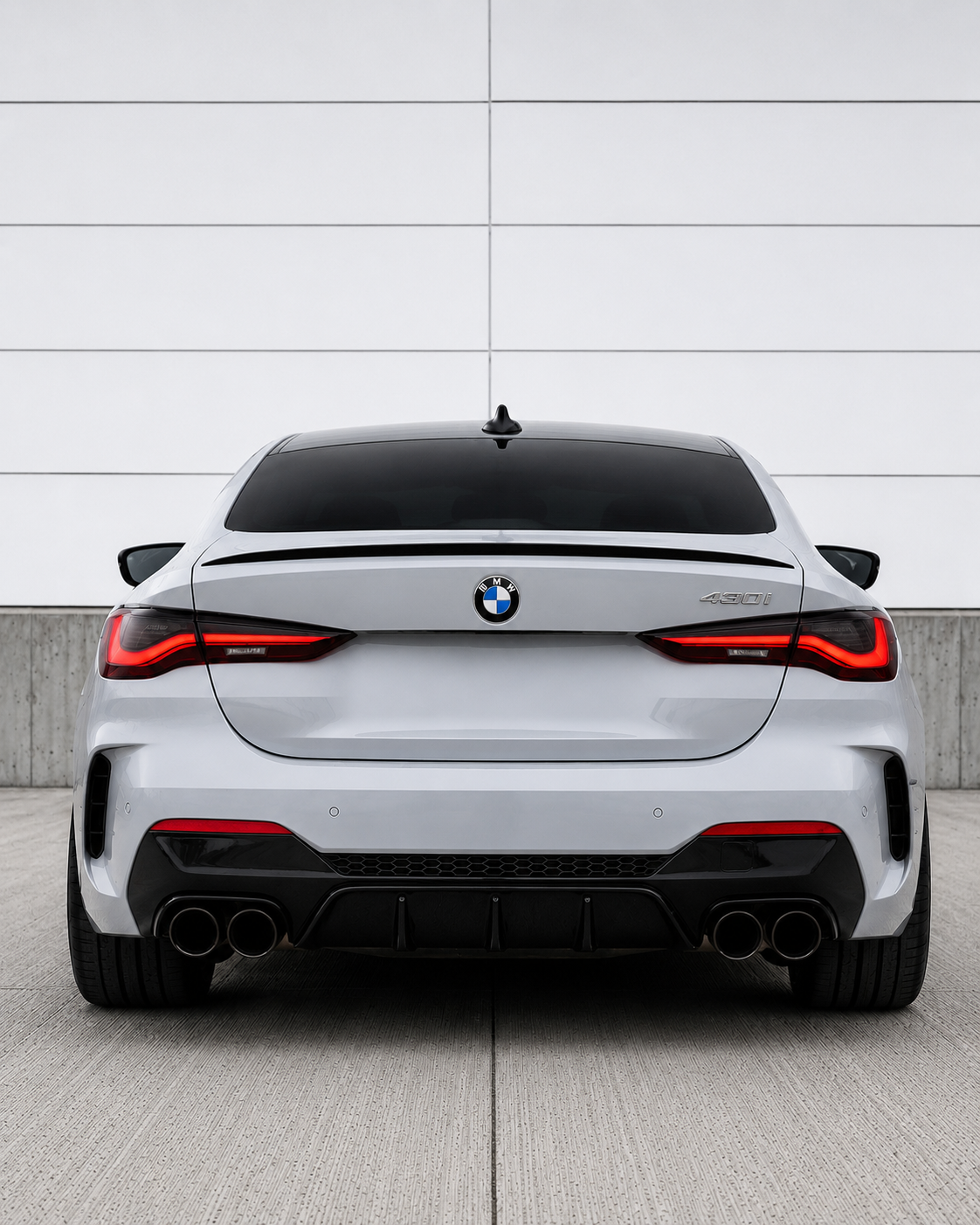 BMW 4-Series G22/G23 Diffuser With Exhausf Tips (2020+)