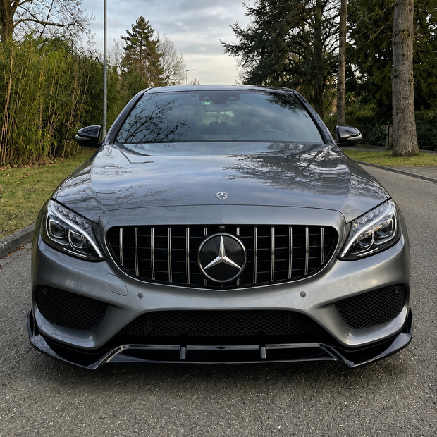 Mercedes C-Class W205/S205 Pre-Facelift Front Lip Spoiler (2014-2018)