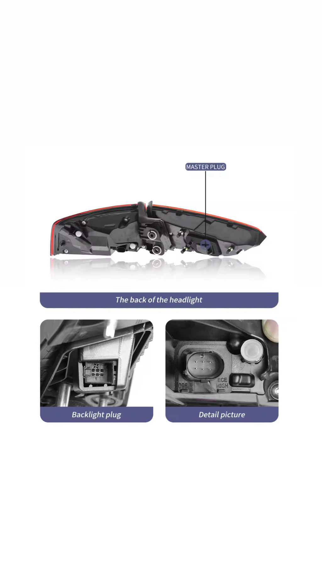 RS style LED Taillights Audi A5 B9 (2016-2019)